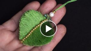 Handmade Craft Idea with Normal Sewing Thread and Bead