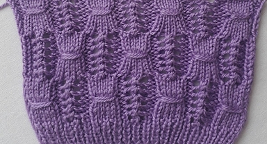 How to Knit Tulip Bouquet Model Vest