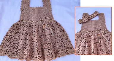 Crochet Dress for Baby (1 year)