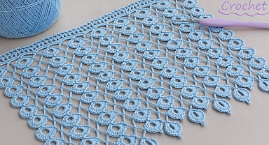 CROCHET PATTERN "Droplets" simple KNITTING for beginners 
